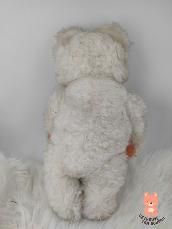 Ours en Peluche Blanc articulé Hermann Vintage 60' - photo numéro 2