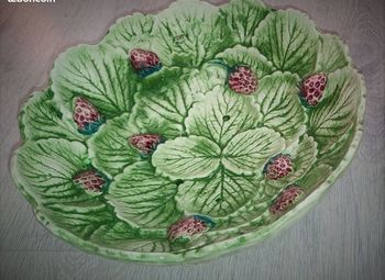 Plat de présentation ancien à fruits ou autre