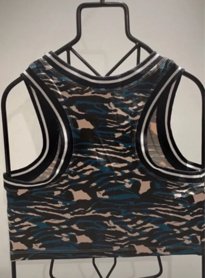 Débardeur crop top imprimé zébré Jennyfer – Taille M - photo numéro 2