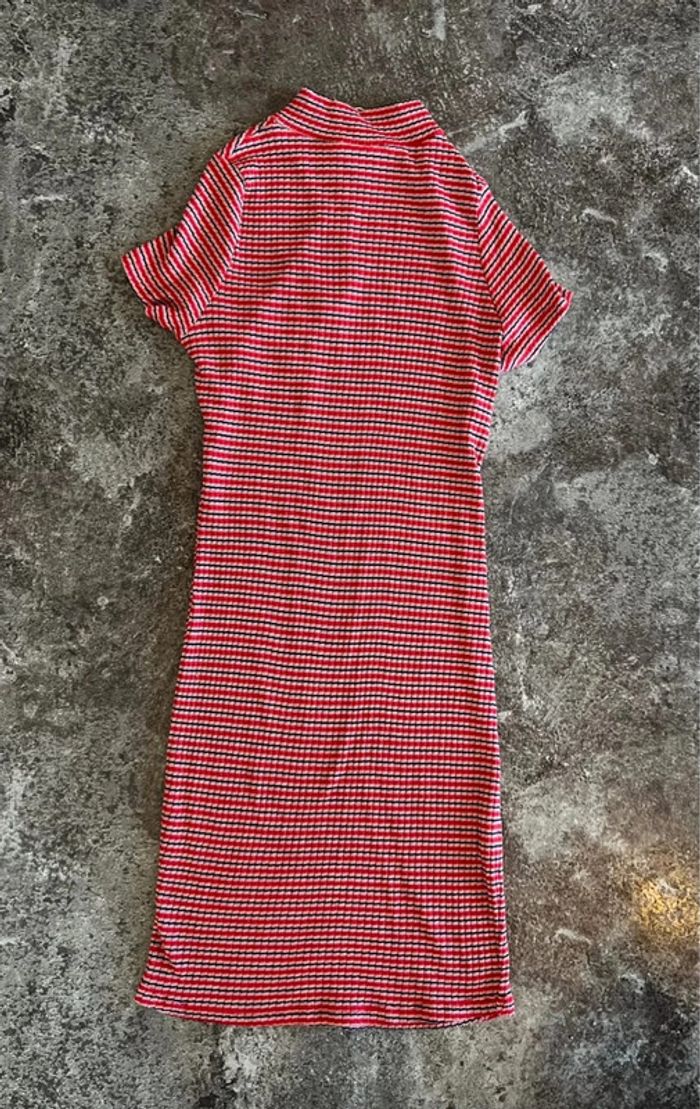 Robe longue rouge femme Jennyfer taille M Long red dress Langes rotes DamenkleidAbito lungo rosso - photo numéro 4