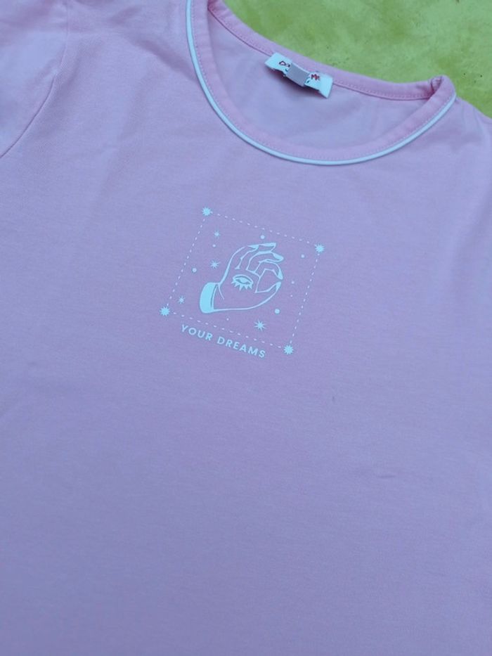 Tee-shirt rose Jennyfer taille XS - photo numéro 2