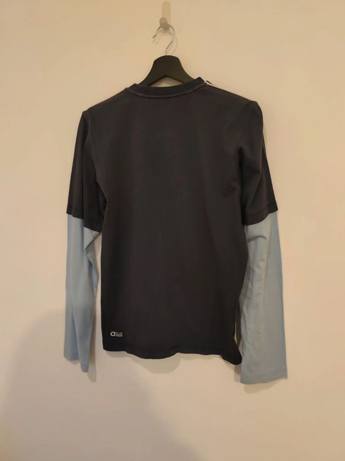 Adidas Tshirt manches longues bleu - photo numéro 4