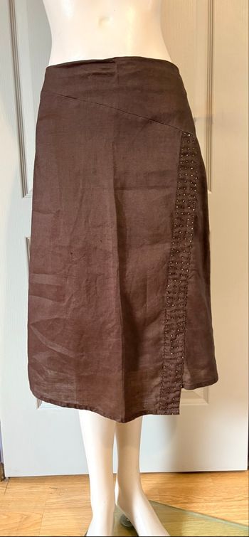 🤎 Jupe femme – Taille 38 – Marron – TBE