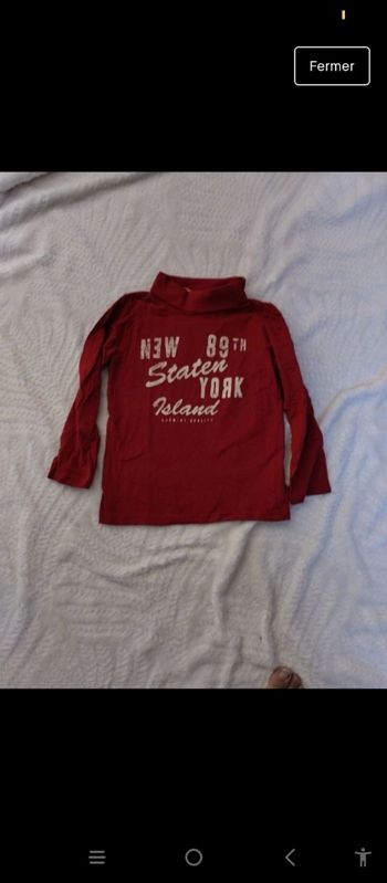 Tee shirt col roulé