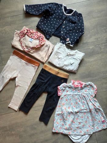 Lot vêtements petit bateau Jacadi 12 mois 