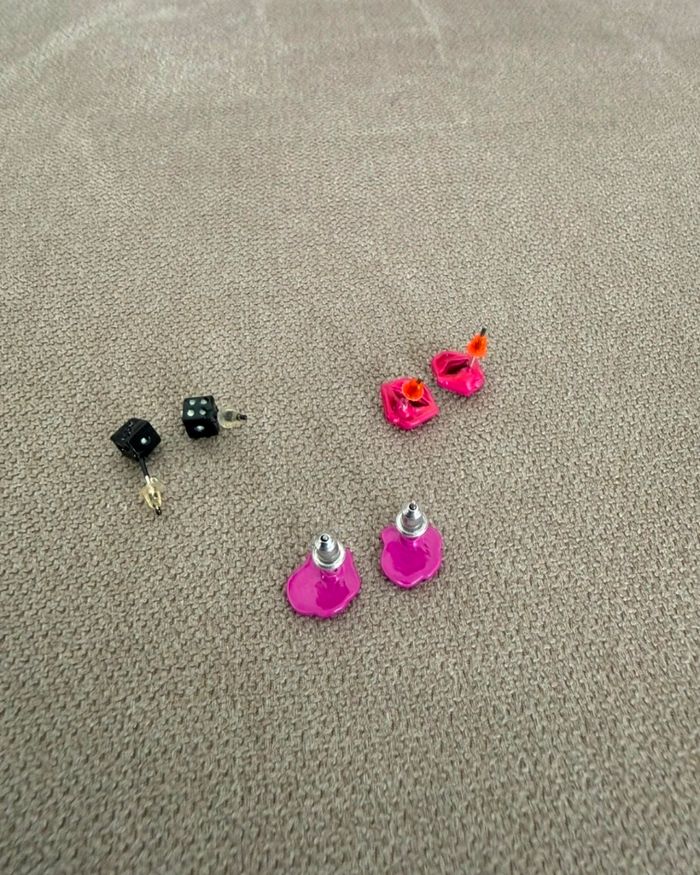 Lot boucles d'oreilles fantaisie - photo numéro 8