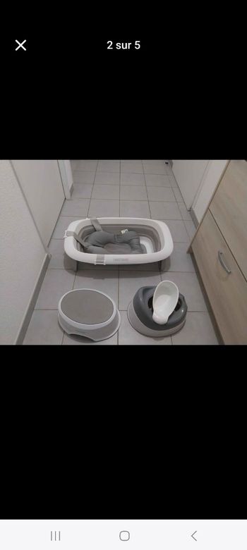 Ensemble baignoire bébé