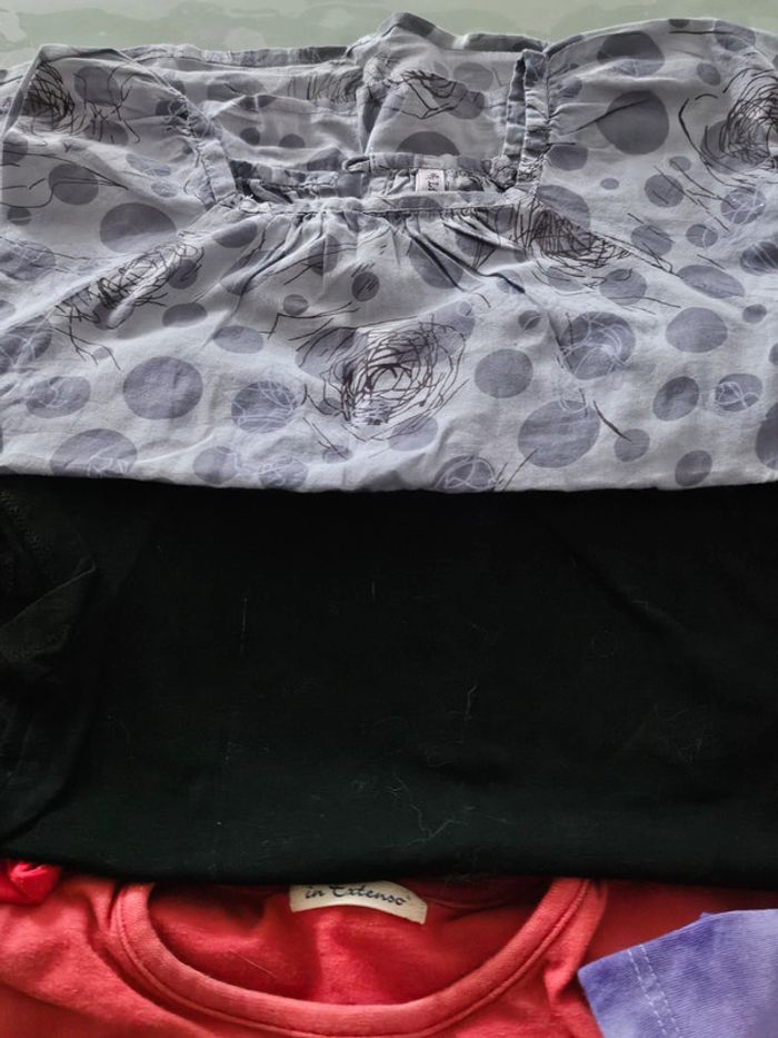 Lot tee shirt manches courtzs - photo numéro 5