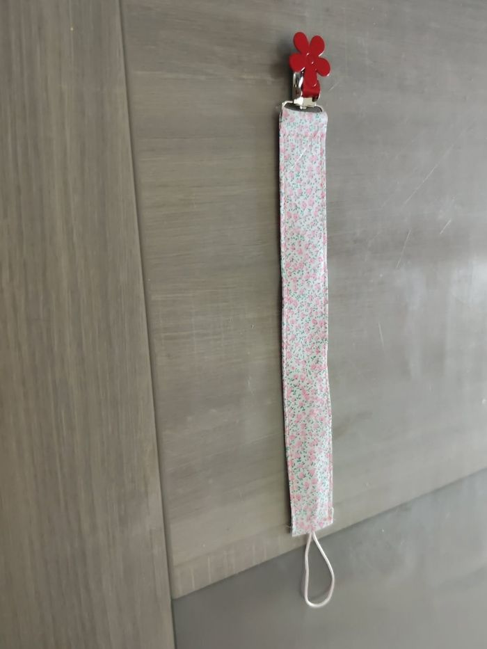 Attache sucettes tetines tissu neuves pour bébé - photo numéro 4