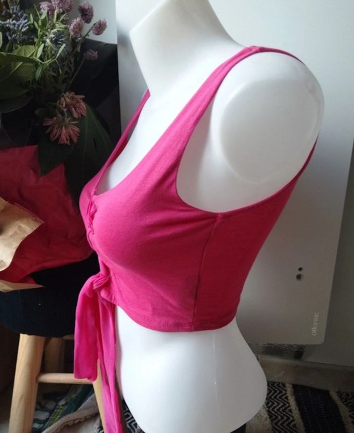 top court taille XS avec laçage - Jennyfer - coton/élastane et polyester - photo numéro 6