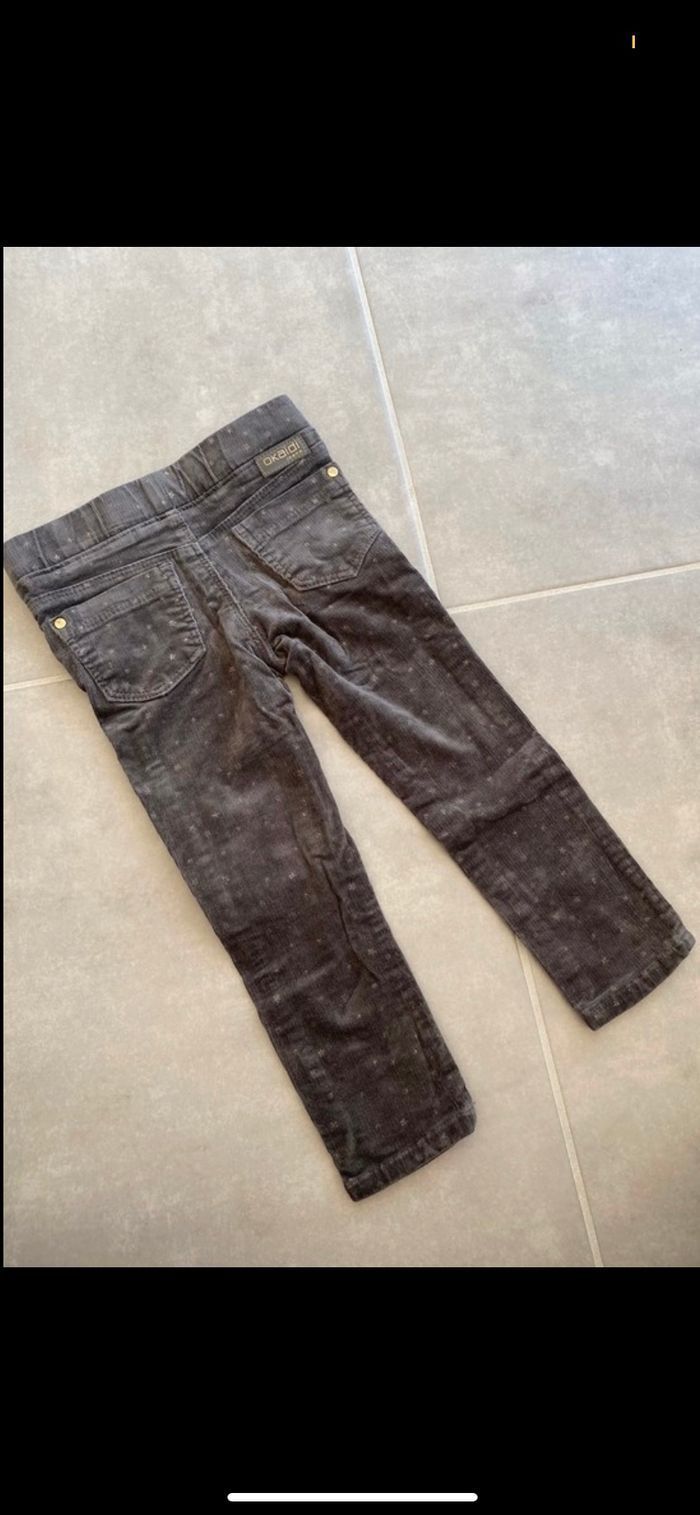 Jean velours Okaïdi 24 mois - photo numéro 8