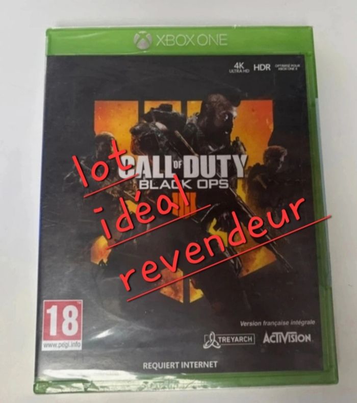 Jeux xbox one call of duty (plusieurs de disponible