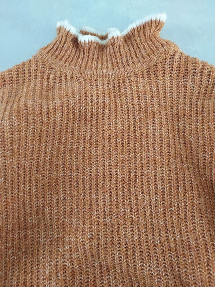 Pull jaune moutarde fille - photo numéro 2