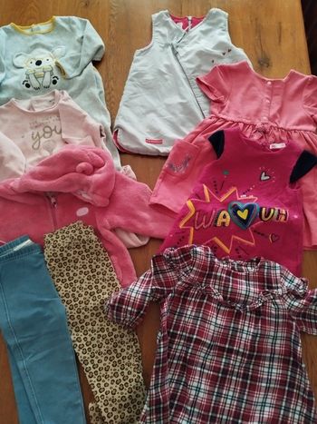 Lot vêtements fille 18 mois automne-hiver
