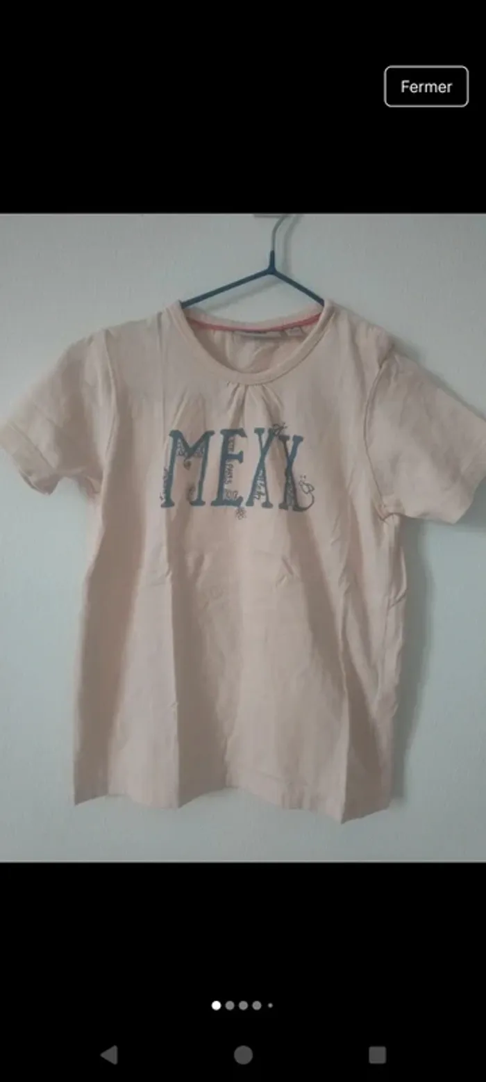 T-shirt fille en 100% coton