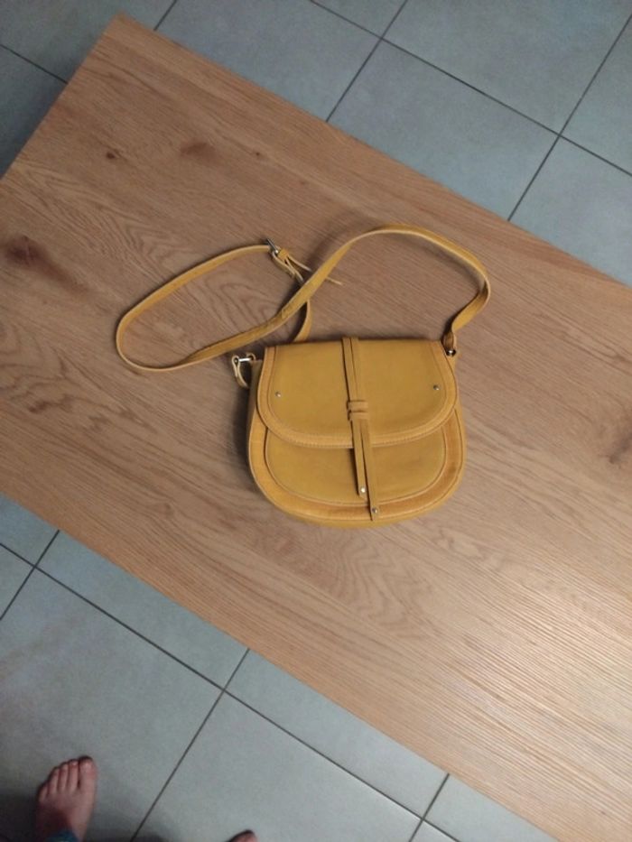 Sac bandoulière moutarde
