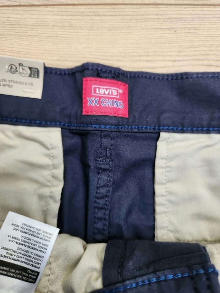 Short chino Levi's XX Chino III bleu marine - photo numéro 2