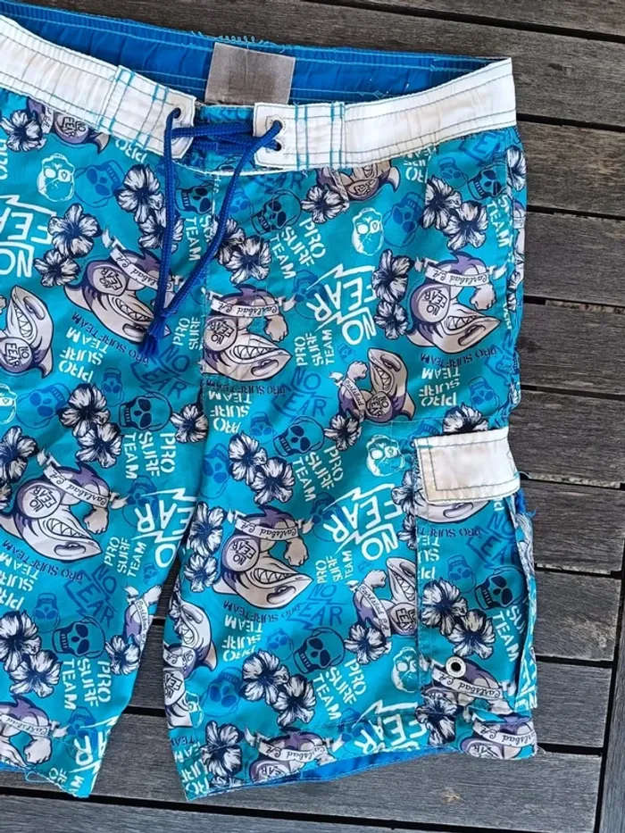 short de bain No Fear garçon 13 ans - photo numéro 3