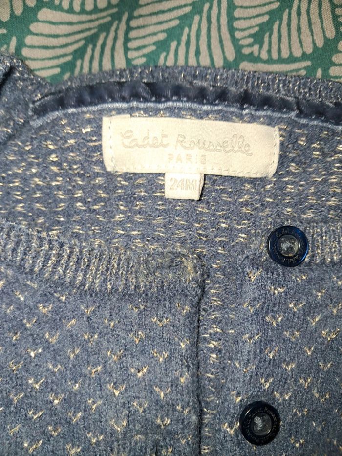 Gilet gilet cadet Roussel 24 mois - photo numéro 2