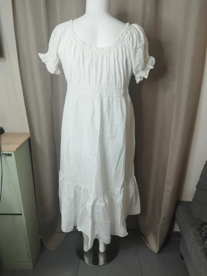 Robe blanche h&m - photo numéro 2