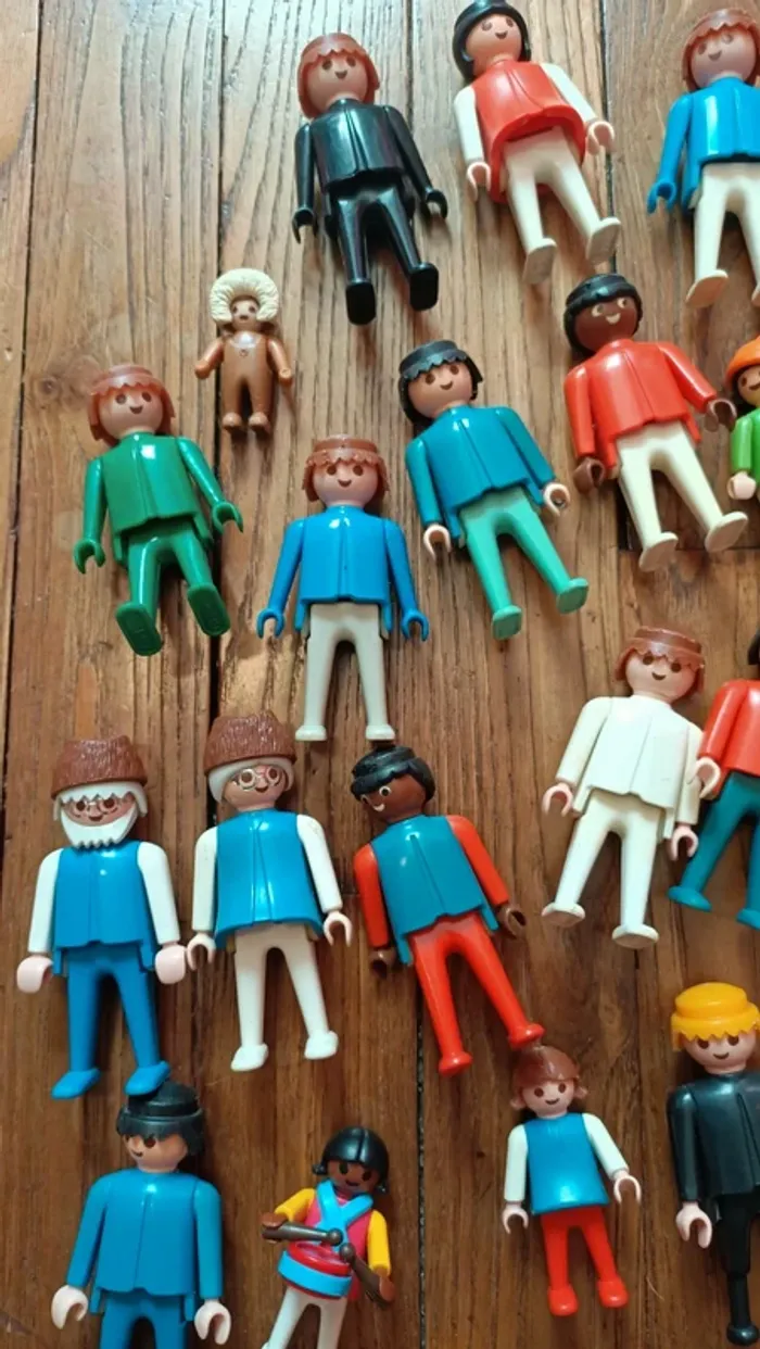 Playmobil personnages vintage x35 - photo numéro 3