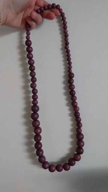 Collier en bois