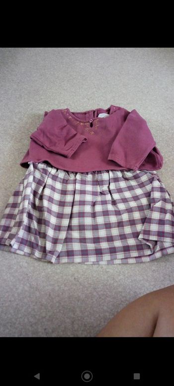 Robe d'hiver bi matière Cadet Rousselle