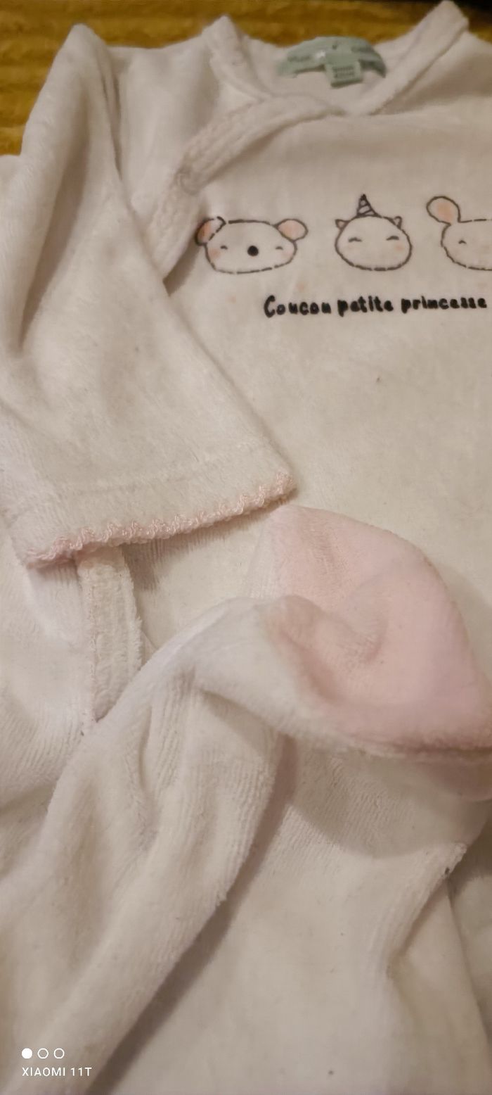 Pyjama blanc et rose - photo numéro 4