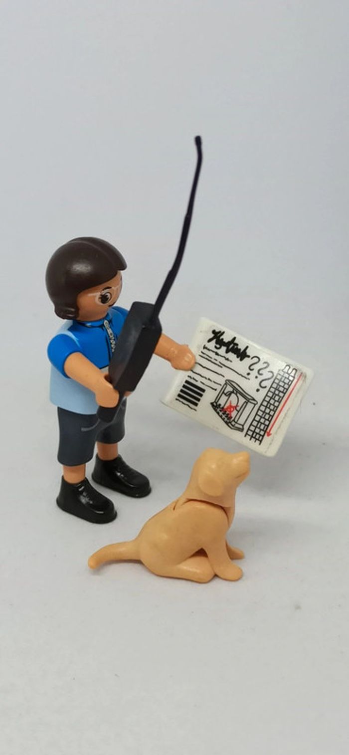 Fille enfant policière avec chiot et accessoires playmobil - photo numéro 4