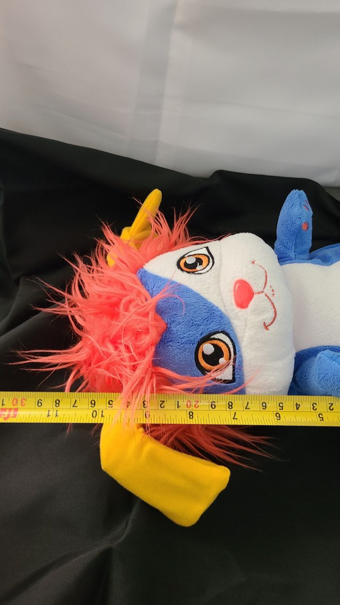 Peluche Popples SPIN MASTER IZZY bleu et blanc transformable - photo numéro 2