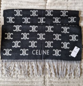 Écharpe Céline noir