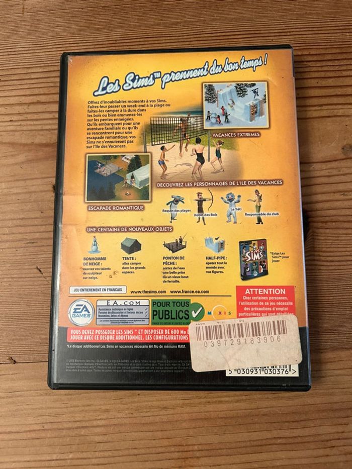 Jeu PC Les Sims en vacances - photo numéro 6