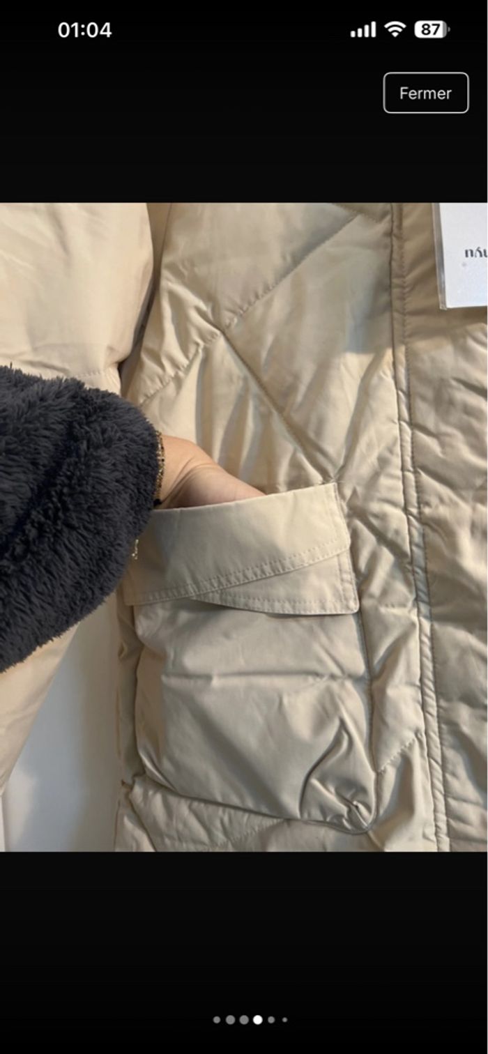 Doudoune beige - photo numéro 4