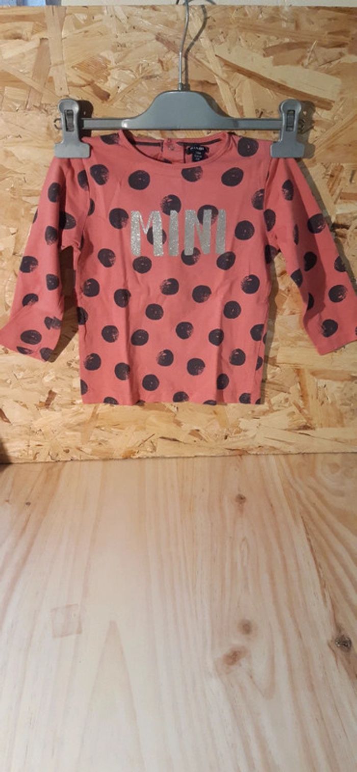 Tee-shirt fille manches longues 2ans