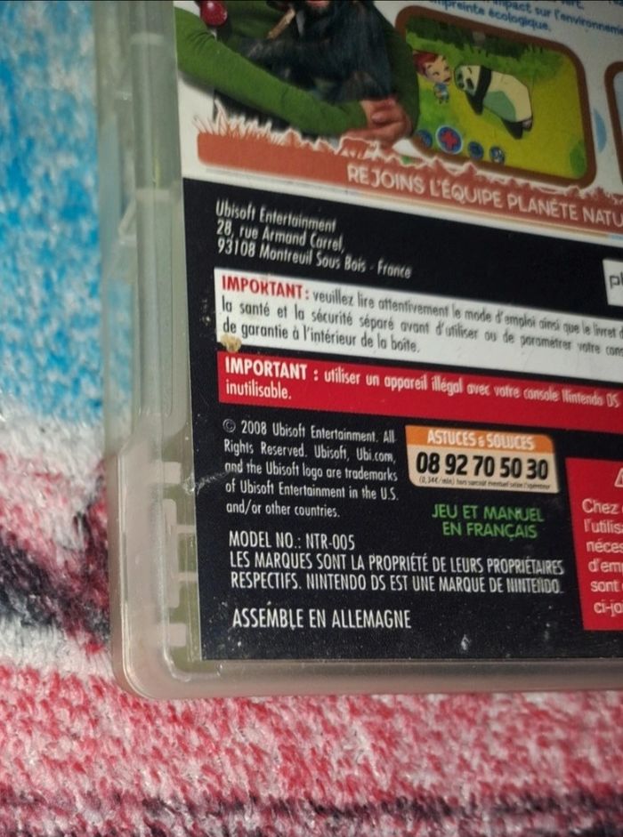 Jeu DS - Planète Nature Au Secours De L'Île Tropicale - photo numéro 4