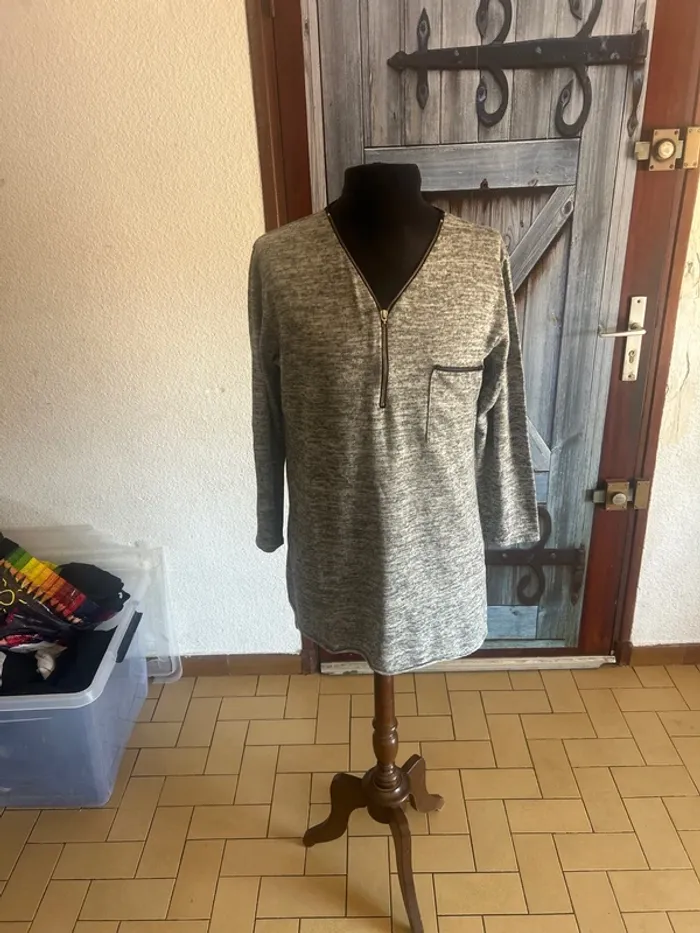Haut long manches longues femme grande taille