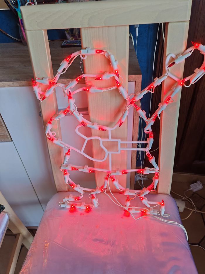 Silhouette lumineuse