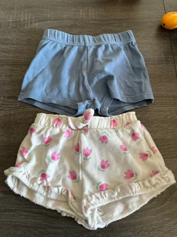 Lot de 2 short 12 mois