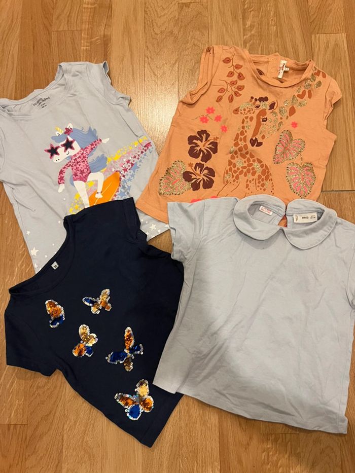 Lot de 4 t-shirts fille taille 3 ans - photo numéro 2