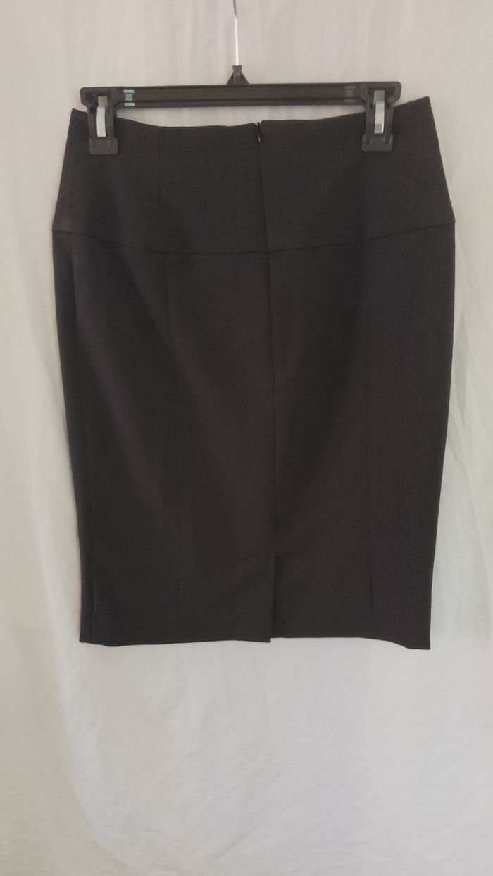 Jupe noir avec rayures blanches fines La redoute - photo numéro 3