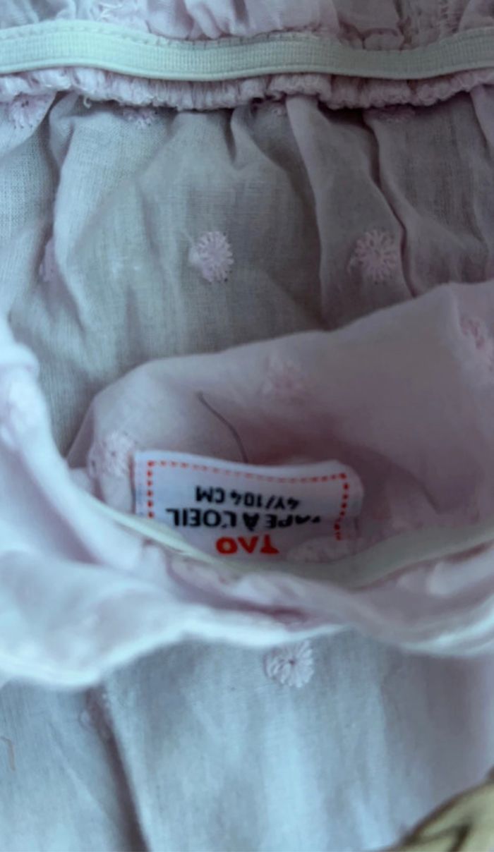 Robe tape à l’œil 4 ans rose pâle dos nu - photo numéro 4