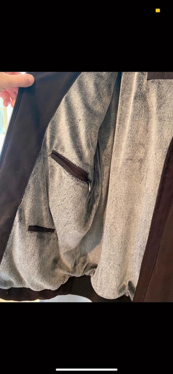 Manteau mi-saisons marron - photo numéro 3