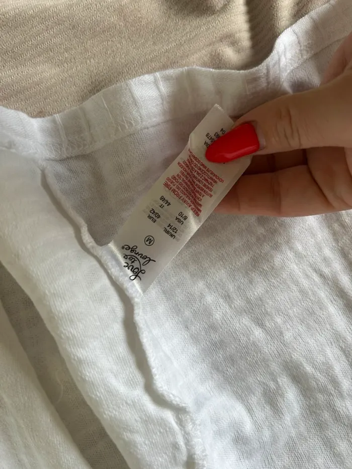 Peignoir blanc primark taille - photo numéro 4