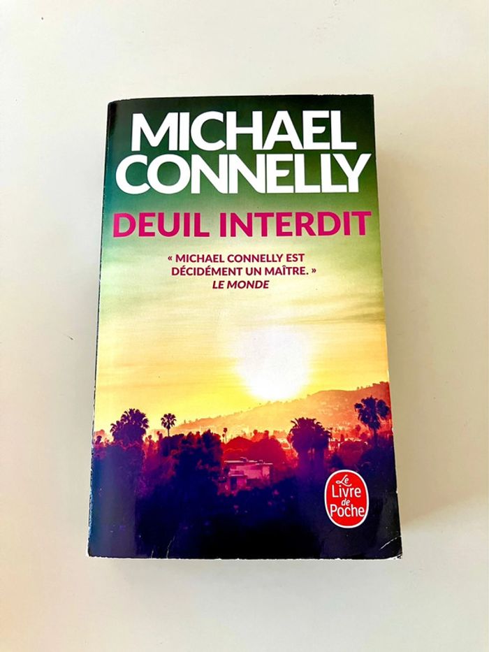 Roman policier Deuil interdit Michael Connelly - Ed. Calmann-Lévy