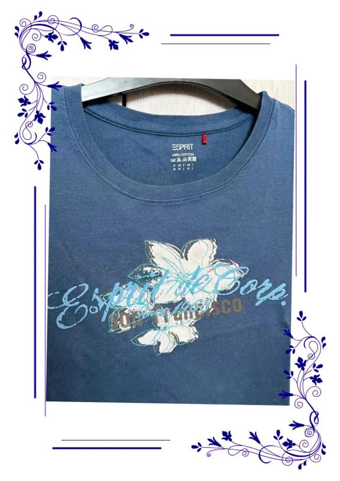 T shirt esprit bleu L - photo numéro 2