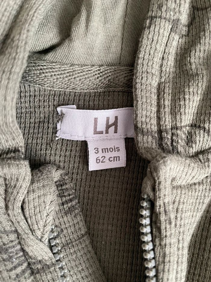 Veste kaki garçon 3 mois neuve - photo numéro 2