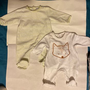 Lot de 2 pyjamas polaires