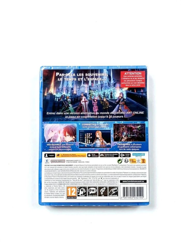 Sword Art Online Fractured Daydream PS5 - photo numéro 2