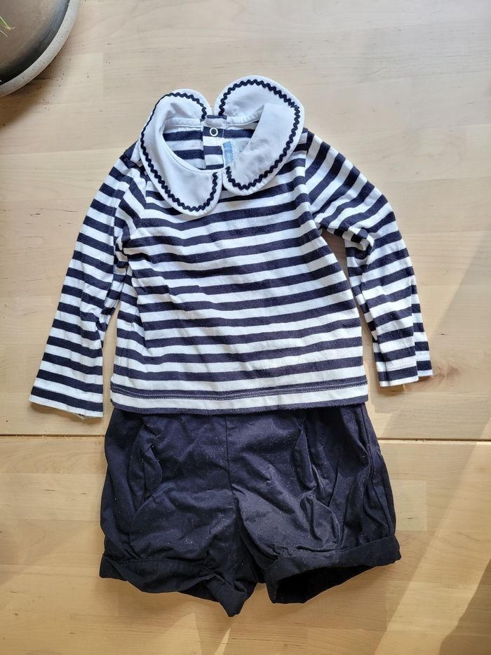 Ensemble marin 18 moi Jacadi