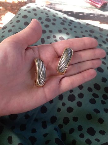 Boucles a clips vintage